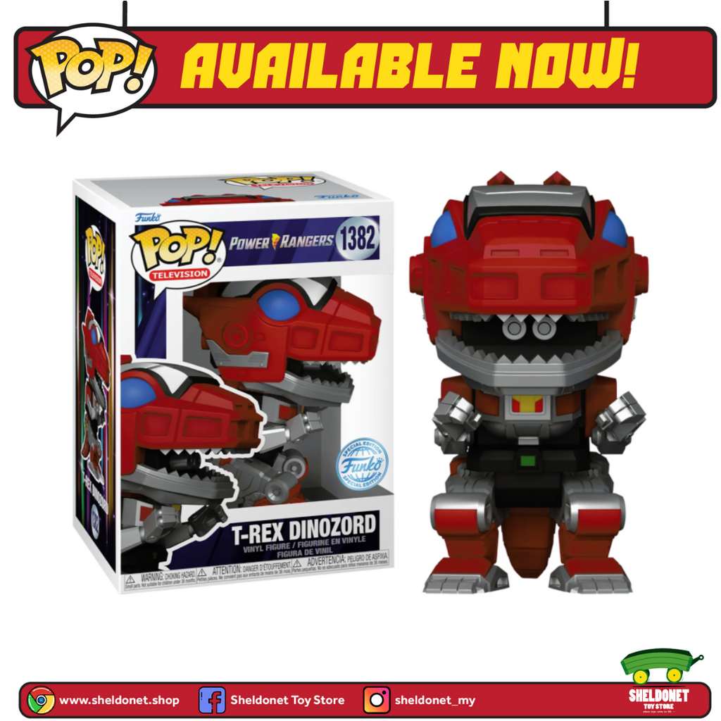 [IN-STOCK] Pop! TV: Mighty Morphin Power Rangers 30th Anniversary - Red Zord [Exclusive]