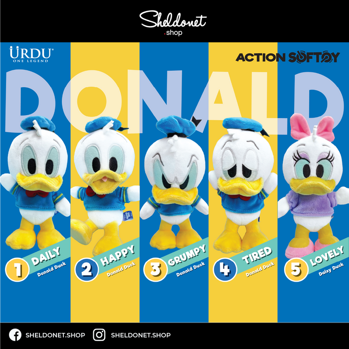 Urdu: Disney Action Softoy Series 2 - Donald Duck