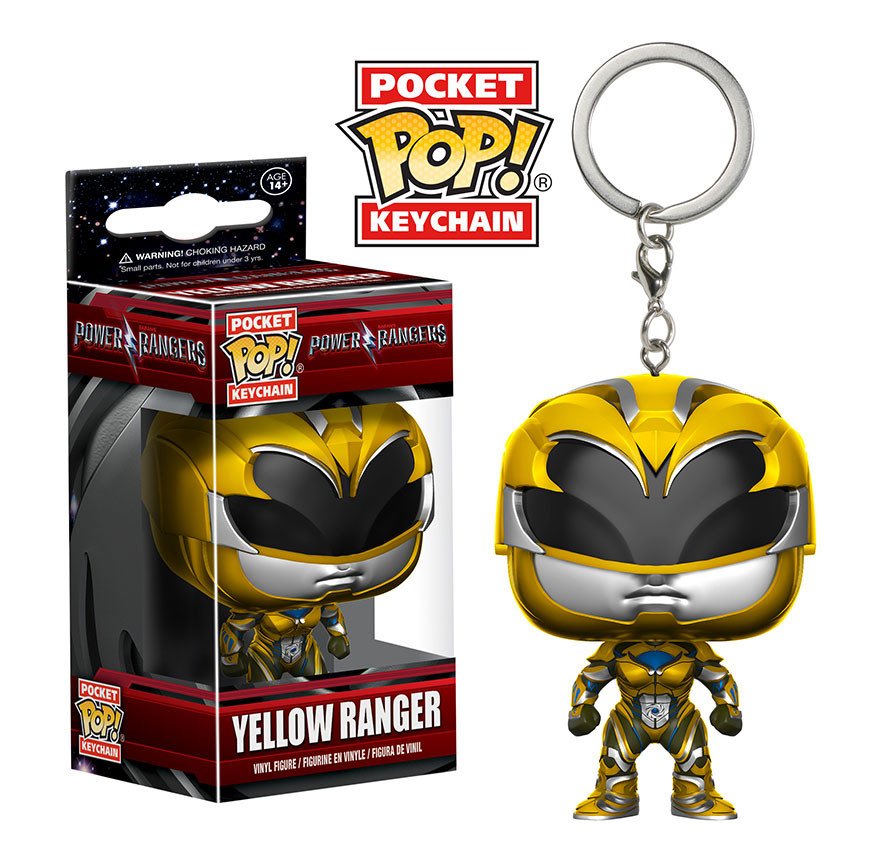 Pocket POP! Keychain : Power Rangers - Yellow Ranger - Sheldonet Toy Store