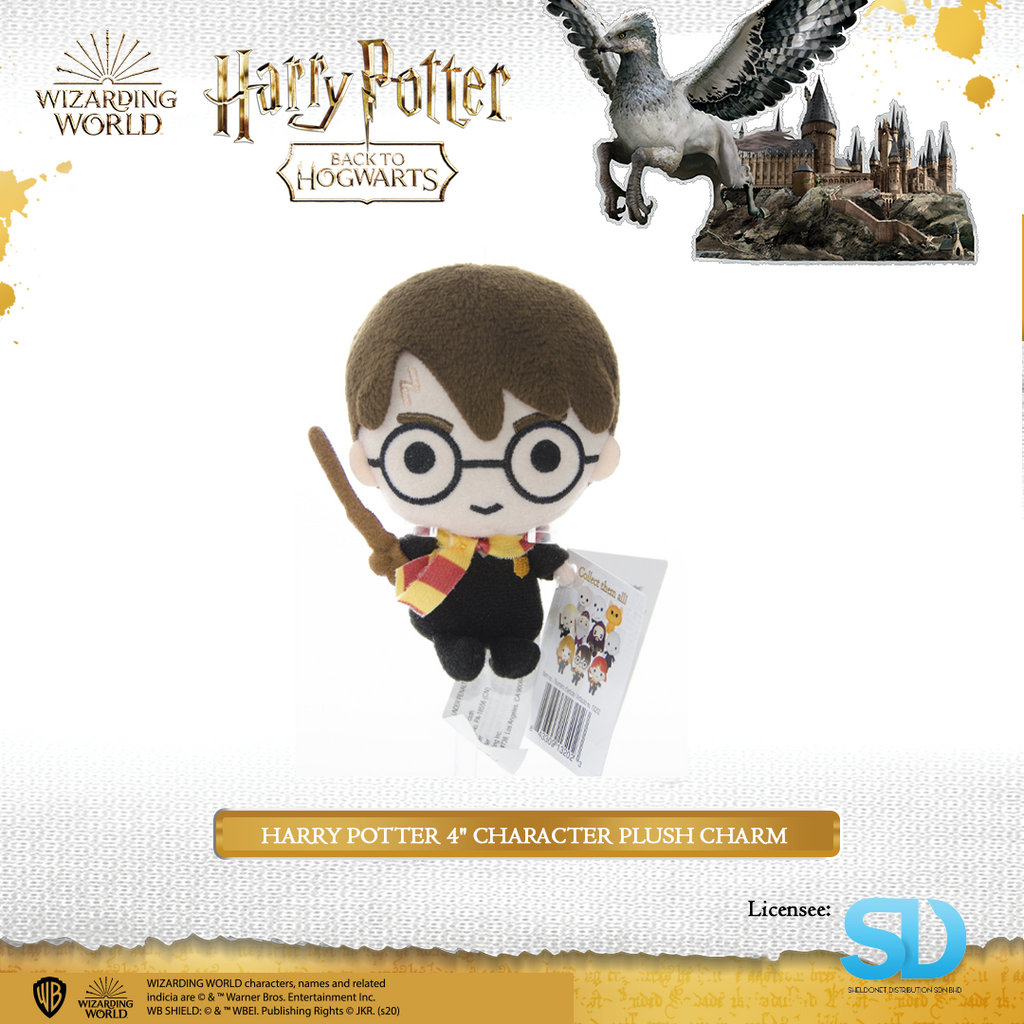 HARRY POTTER - Harry Potter 4" Character Plush Charm - Sheldonet Toy Store