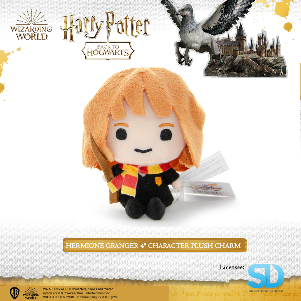 HARRY POTTER - Hermione Granger 4" Character Plush Charm - Sheldonet Toy Store