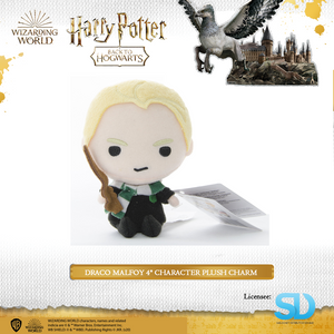 HARRY POTTER - Draco Malfoy 4" Character Plush Charm - Sheldonet Toy Store