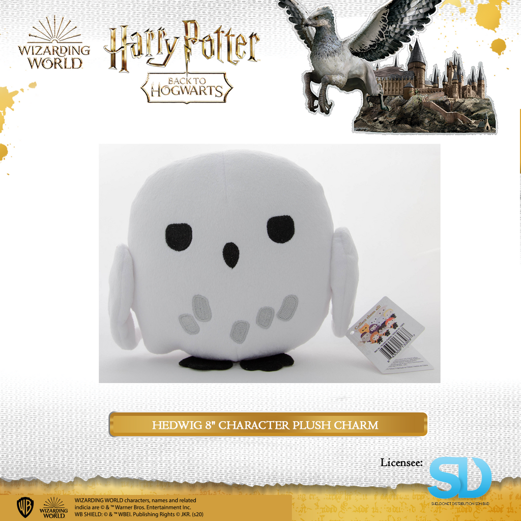 HARRY POTTER - Hedwig 8" Character Plush Charm - Sheldonet Toy Store