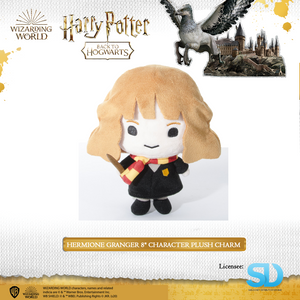 HARRY POTTER - Hermione Granger 8" Character Plush Charm - Sheldonet Toy Store
