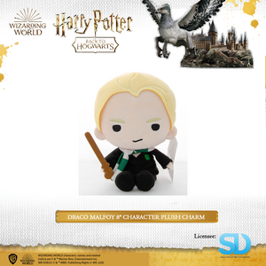 HARRY POTTER - Draco Malfoy 8" Character Plush Charm - Sheldonet Toy Store
