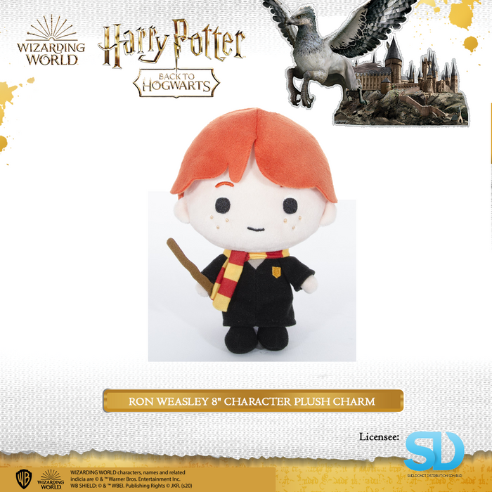 HARRY POTTER - Ron Weasley 8" Character Plush Charm