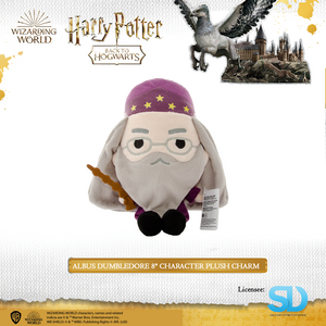 HARRY POTTER - Albus Dumbledore 8" Character Plush Charm - Sheldonet Toy Store