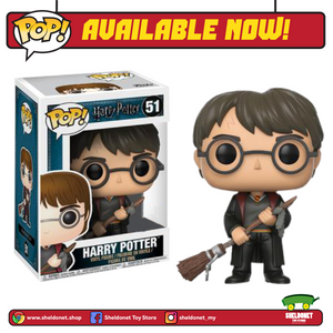 Pop! Movies: Harry Potter - Harry Potter With Firebolt [Exclusive] - Sheldonet Toy Store
