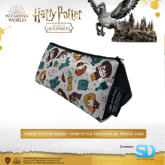 Wizarding World of Harry Potter - Chibi Style Triangular Pencil Case