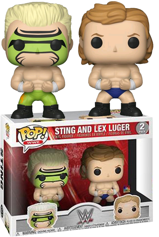 Pop! WWE : Lex Luger And Surfer Sting (2-Pack) [Exclusive] - Sheldonet Toy Store