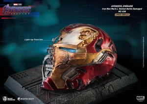 Beast Kingdom: MC-038 Avengers: Endgame Master Craft Iron Man Mark50 Helmet Battle Damaged