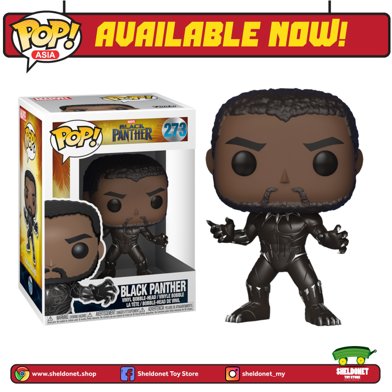 Pop! Marvel: Black Panther- Black Panther - Sheldonet Toy Store