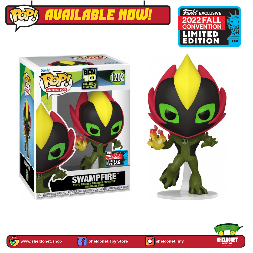 Pop! Animation: Ben 10 Alien Force - Swampfire [Fall Convention Exclusive 2022]