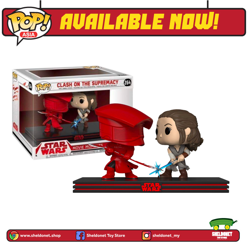 Pop! Movie Moments: Star Wars - Clash Of The Supremacy (Rey) - Sheldonet Toy Store