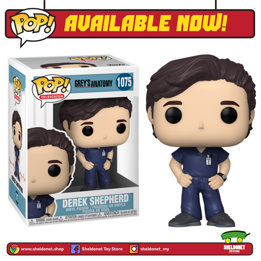 Pop! TV: Grey's Anatomy - Derek Shepherd - Sheldonet Toy Store