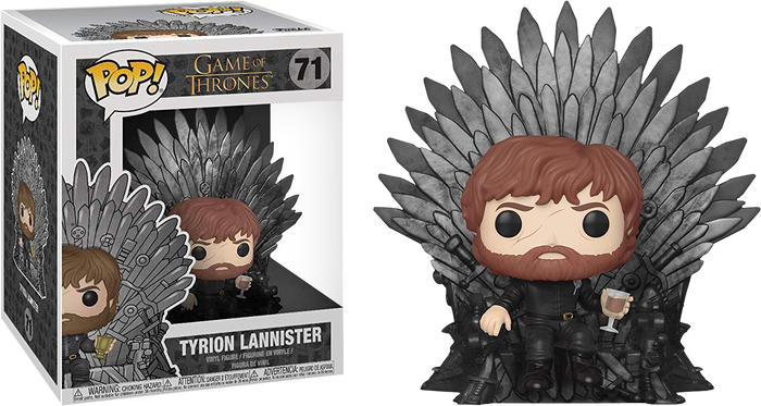 Pop! Deluxe: Game Of Thrones - Tyrion Sitting On Iron Throne
