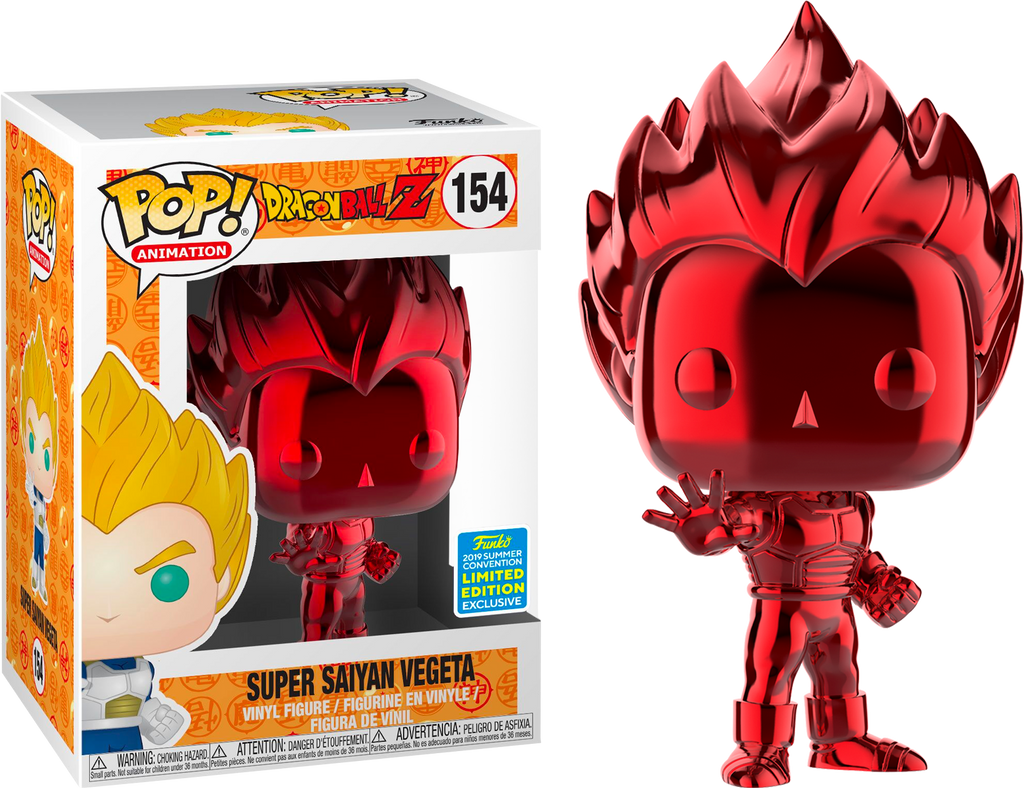 POP! Animation: Dragon Ball Z - Vegeta (Red Chrome) [SDCC 2019 Summer Convention] - Sheldonet Toy Store