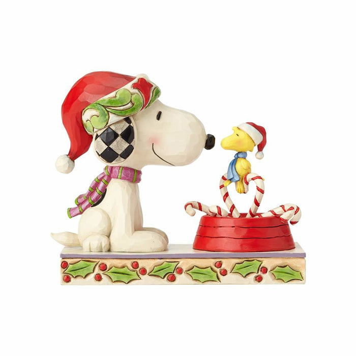 Enesco : Peanuts by Jim Shore - Snoopy & Woodstock Candy Cane