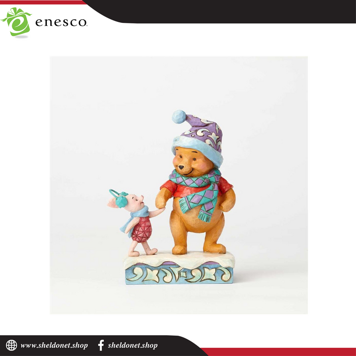 Enesco: Disney Traditions - Winter Pooh & Piglet