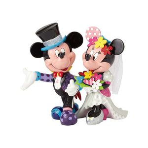 Enesco : Disney by Britto - Mickey & Minnie Wedding - Sheldonet Toy Store