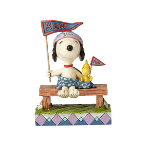 Enesco : Peanuts by Jim Shore - Snoopy & Woodstock (Rah!) - Sheldonet Toy Store