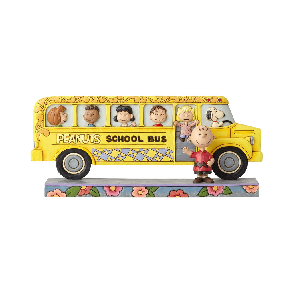 Enesco : Peanuts by Jim Shore - Peanuts School Bus Buddies - Sheldonet Toy Store
