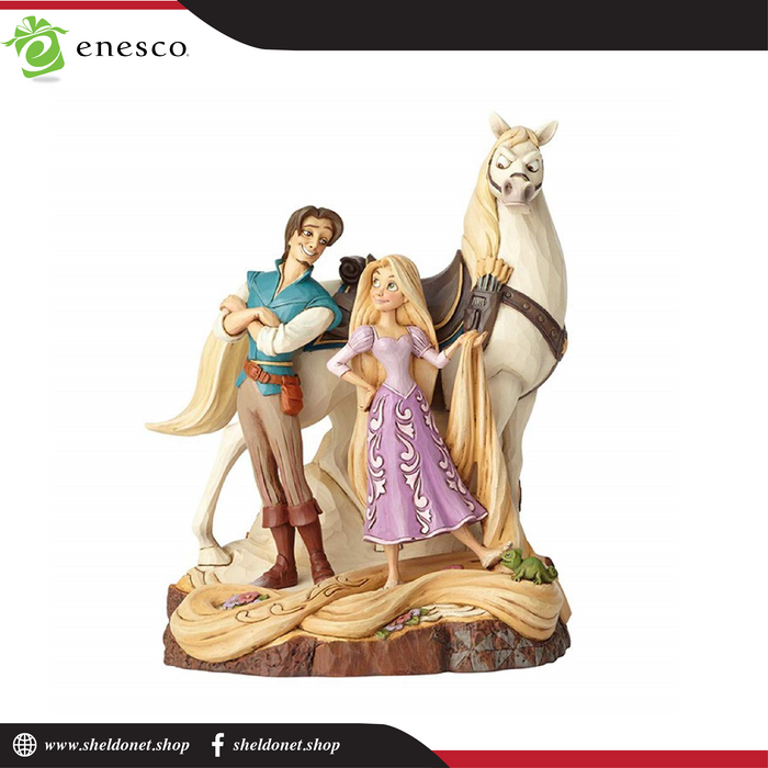 Enesco : Disney Traditions - Tangled Carved by Heart, Live Your Dream