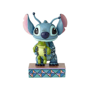 Enesco : Disney Traditions - Stitch with Frog (Personality Pose) - Sheldonet Toy Store