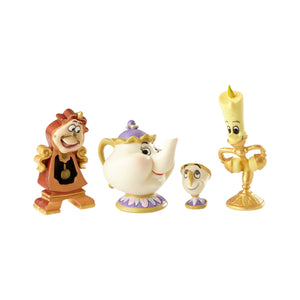 Enesco : Disney Showcase - Enchanted Objects Set (Animated Beauty and The Beast) - Sheldonet Toy Store