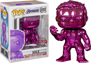 POP! Marvel: Avengers: End Game - Hulk (Purple Chrome) [Exclusive] - Sheldonet Toy Store