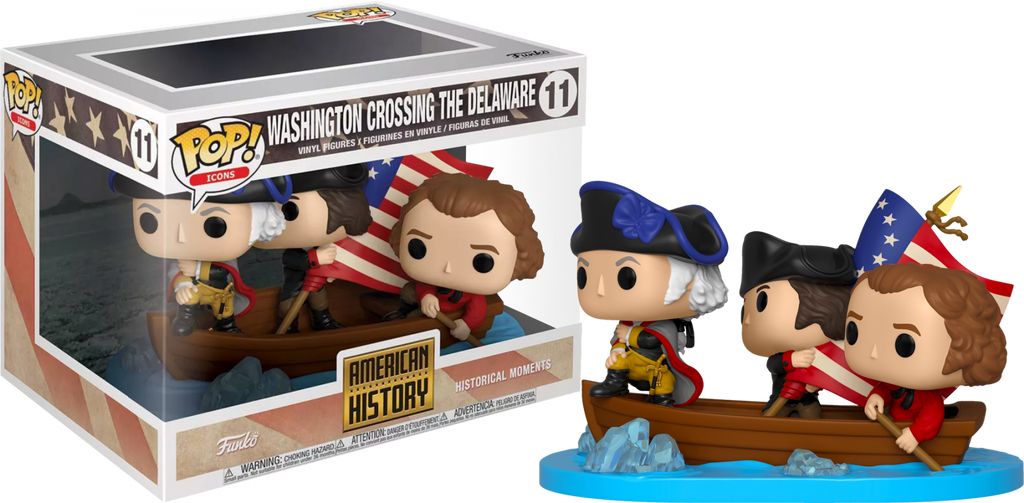 POP! Moments: History - George Washington Crossing Delaware River (Exclusive) - Sheldonet Toy Store