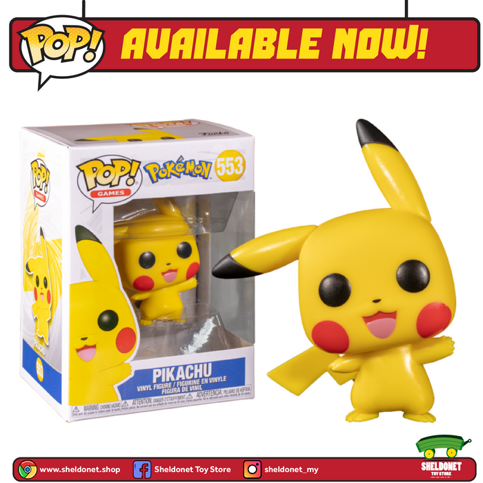 Pop! Games: Pokemon - Pikachu (Waving)