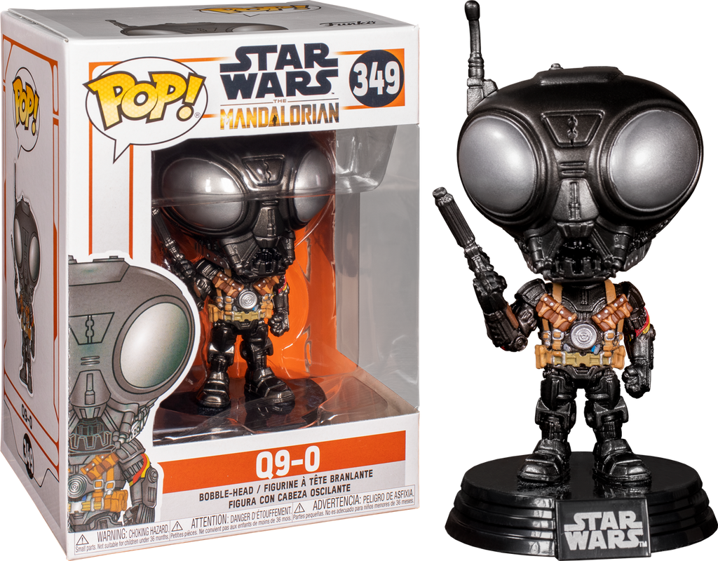POP Star Wars: The Mandalorian - Q9-0 (Metallic) - Sheldonet Toy Store