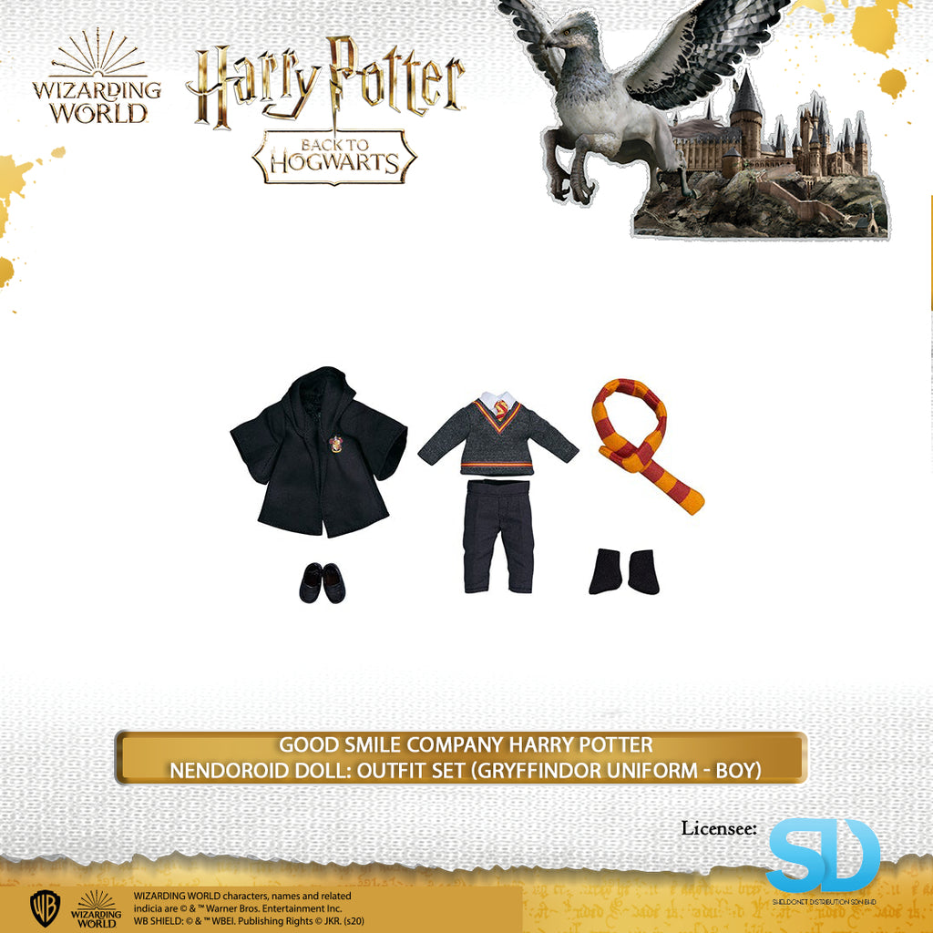 Good Smile Company: Harry Potter Nendoroid Doll: Outfit Set (Gryffindor Uniform - Boy)