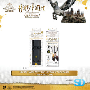 Cinereplica: Necktie Harry Potter:Deluxe Box Set Hogwarts  (With Metal Pin)