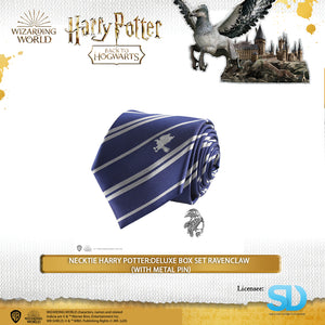 Cinereplica: Necktie Harry Potter:Deluxe Box Set Ravenclaw  (With Metal Pin)