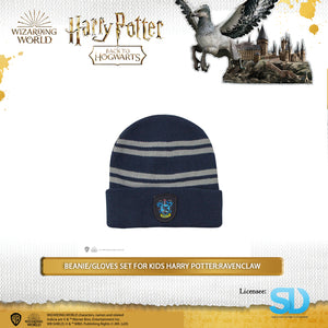 Cinereplica: Beanie/Gloves Set For Kids Harry Potter: Ravenclaw
