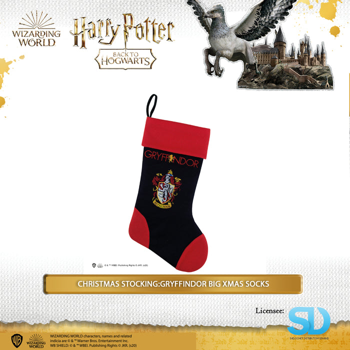 Cinereplica: Christmas Stocking:Gryffindor Big Xmas Socks
