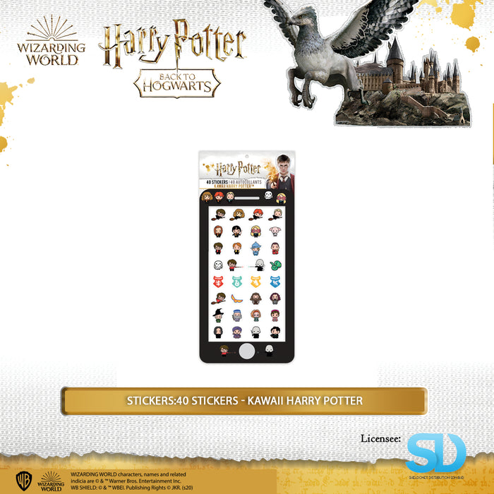 Cinereplica: Stickers:40 Stickers - Kawaii Harry Potter