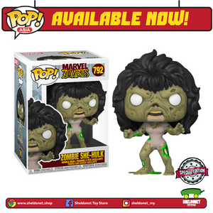 Pop! Marvel : Marvel Zombies - She-Hulk (Exclusive) - Sheldonet Toy Store
