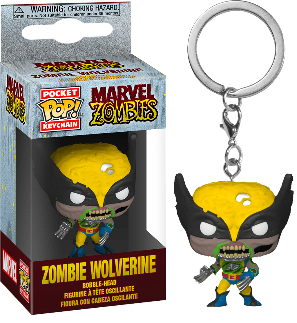 Pocket Pop! Keychain: Marvel Zombies- Wolverine - Sheldonet Toy Store