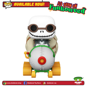 [IN-STOCK] Pop! Rides: Nightmare Before Christmas - Jack Skellington With Snowmobile - Sheldonet Toy Store