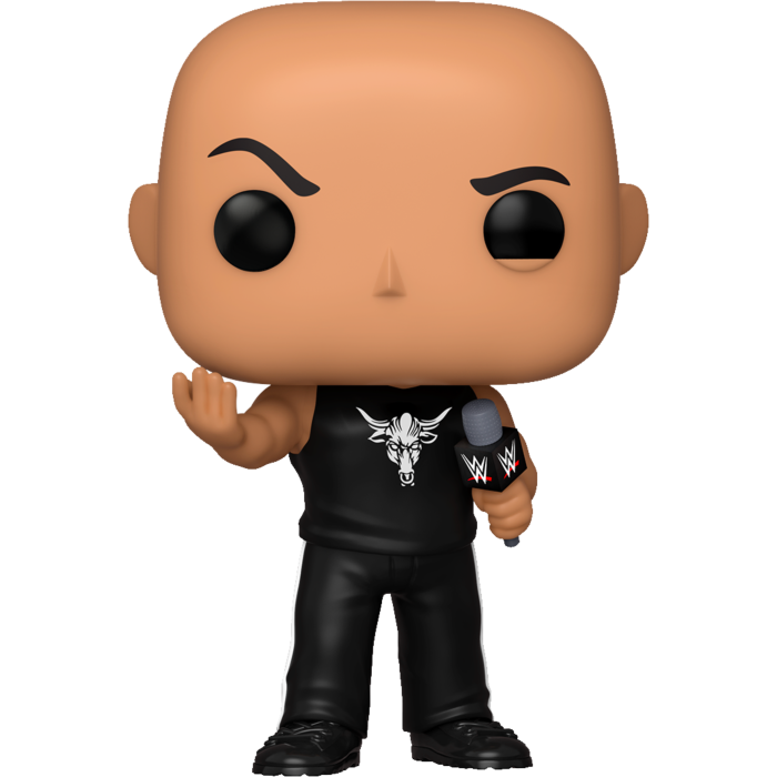 Pop! WWE - The Rock with Microphone - Sheldonet Toy Store