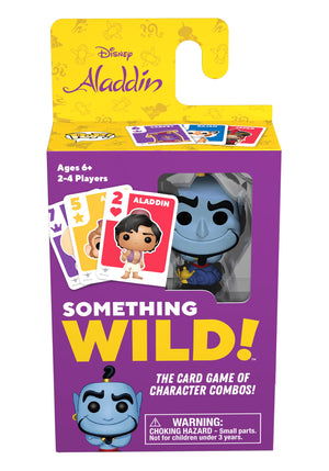 Funko's Signature Games:  Something Wild Card Game - Aladdin - Sheldonet Toy Store