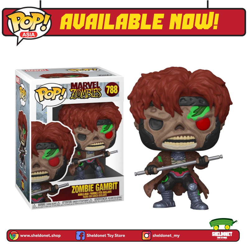 Pop! Marvel: Marvel Zombies - Gambit - Sheldonet Toy Store