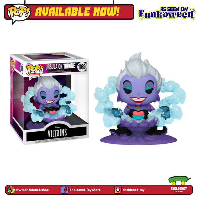 [IN-STOCK] Pop! Deluxe: Villains - Ursula With Cauldron