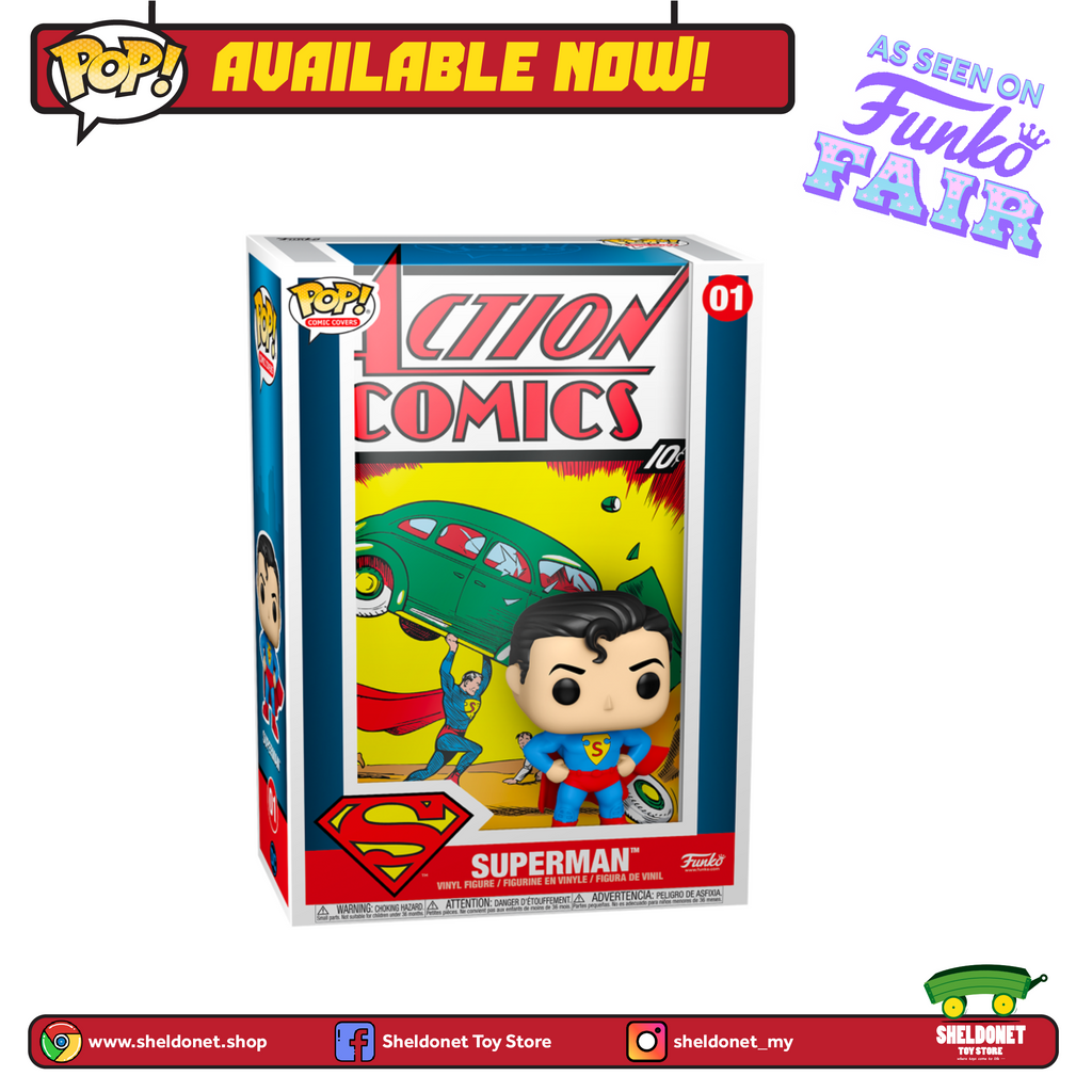 [IN-STOCK] Pop! Comic Covers: Superman - Superman - Sheldonet Toy Store