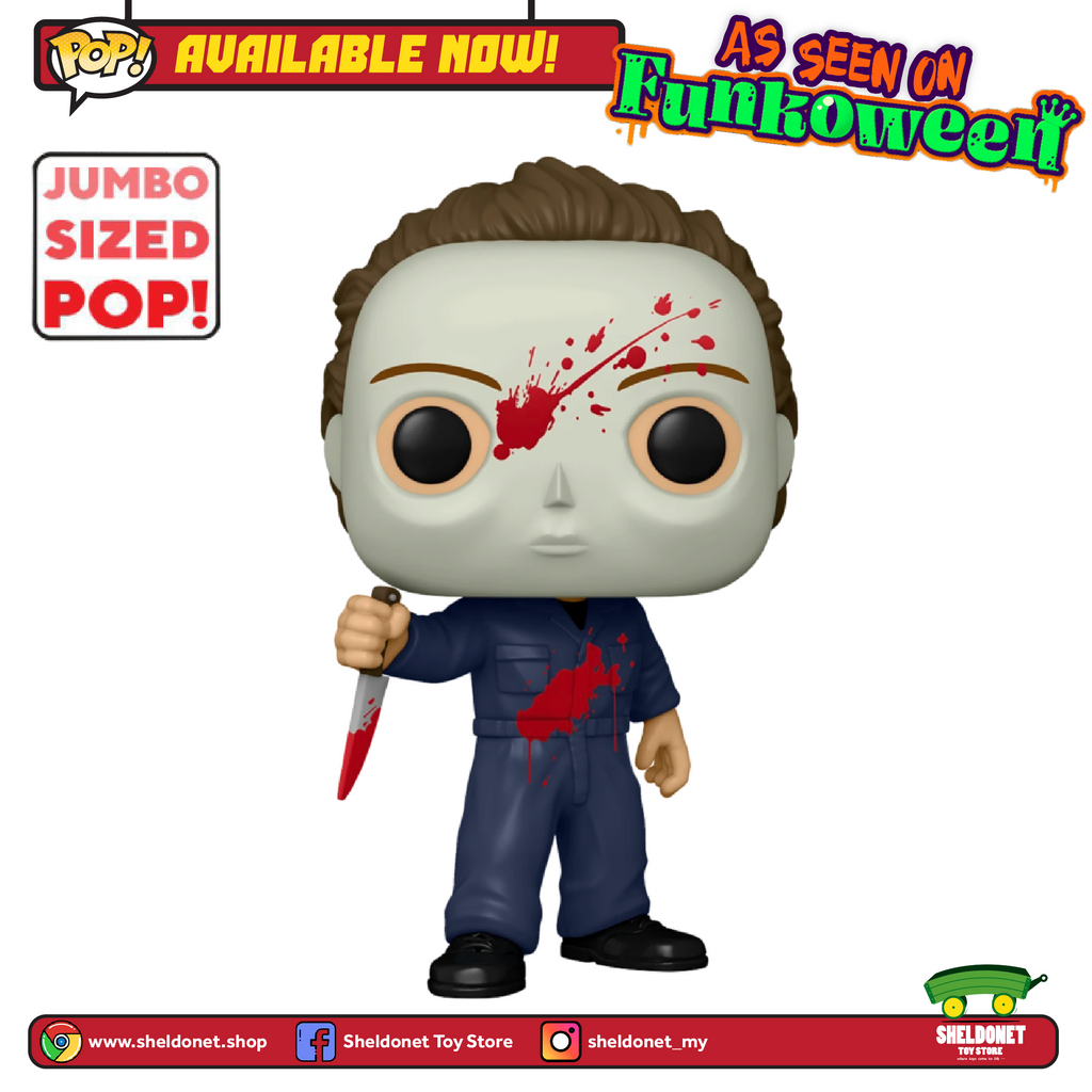 [IN-STOCK] Pop! Movies: Halloween - Michael Myers (Bloody) 10" Inch [Exclusive] - Sheldonet Toy Store