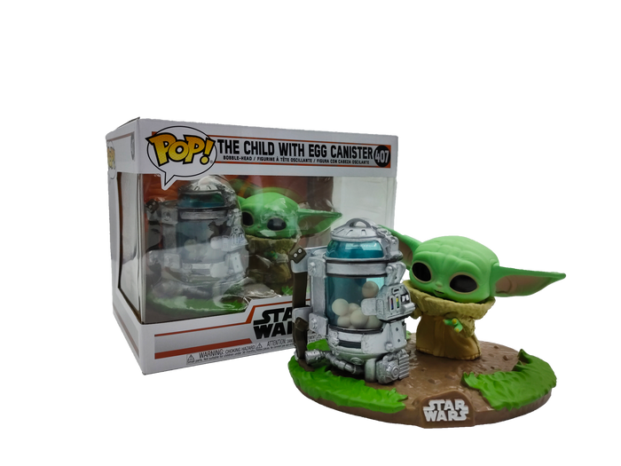 Pop! Deluxe: Star Wars: The Mandalorian - Child with Egg Canister