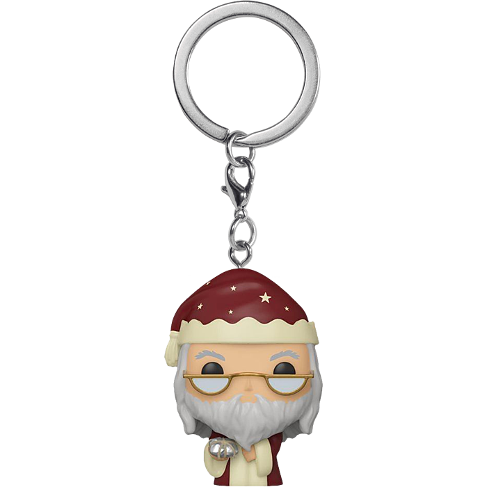 Pocket Pop! Keychain: Harry Potter Holiday - Dumbledore - Sheldonet Toy Store